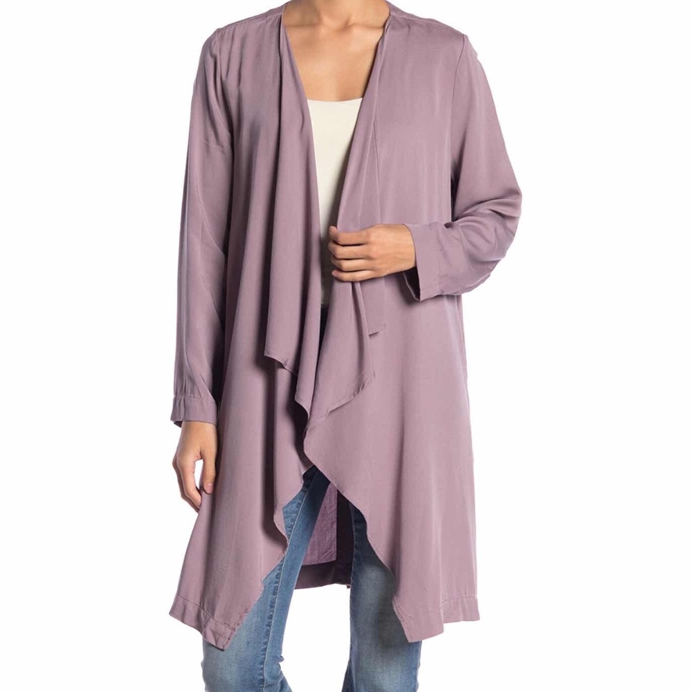 14th and union open front cardigan